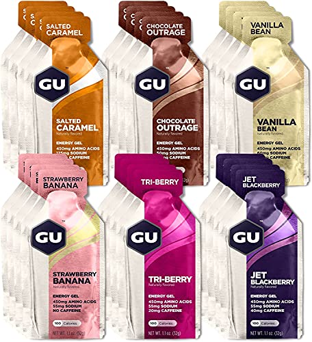 GU Energy Variety Pack, Roctance Ultra Endurance Electrolye Capsules GU EnergyUS supplements