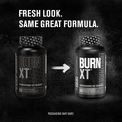 Burn XT Black Thermogenic Fat Burner - Weight Loss Supplement, Appetite Suppressant Jacked FactoryUS supplements