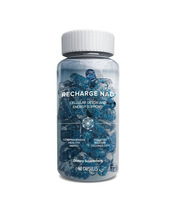 Isagenix Recharge NAD - Cellular Detox, Comprehensive Healthy Aging, and Energy Support - 1 Bottle - 60 ct Targeted Release Capsules IsagenixAu supplements