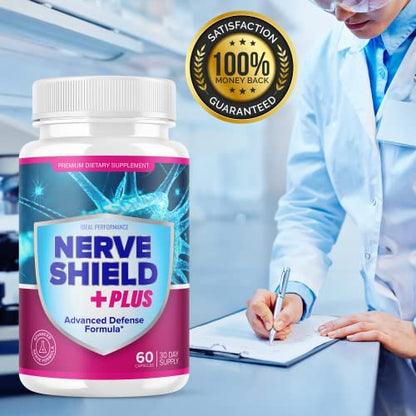 (3 Pack) Nerve Shield Plus Pills Original Supplement Advanced Nerve Formula IDEAL PERFORMANCEUS supplements
