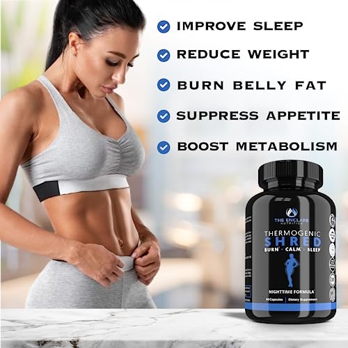Thermogenic Shred - Fat Burner Sleep Aid Diet Pills, Appetite Suppressant for Weight Loss THE ENCLARE NUTRITIONAu supplements