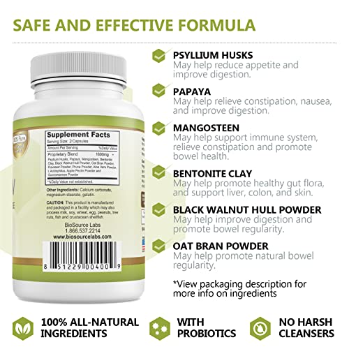 BioSource Labs Colonew Complete Colon Cleanse Natural Detox Supplement for Daily BioSource LabsAu supplements