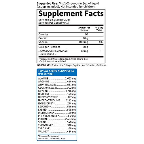 Garden of Life Grass Fed Collagen Peptides Powder – Unflavored, for Women Men Hair Garden of LifeAu supplements