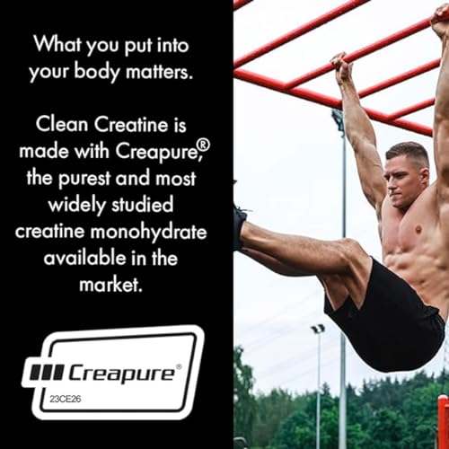 Clean Creatine - 100% Creapure® Creatine Monohydrate Powder for Muscle Growth CLEANUS supplements