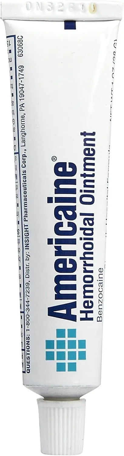 Americaine Hemorrhoidal Ointment Maximum Strength 20% Benzocaine 1 oz (Pack of 2) AmericaineAu supplements