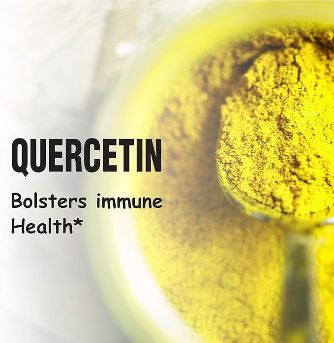 Sandhu's Quercetin 1000mg Per Serving 120 Count(Pack of 2) Vegetarian Capsules Sandhu'sUS supplements