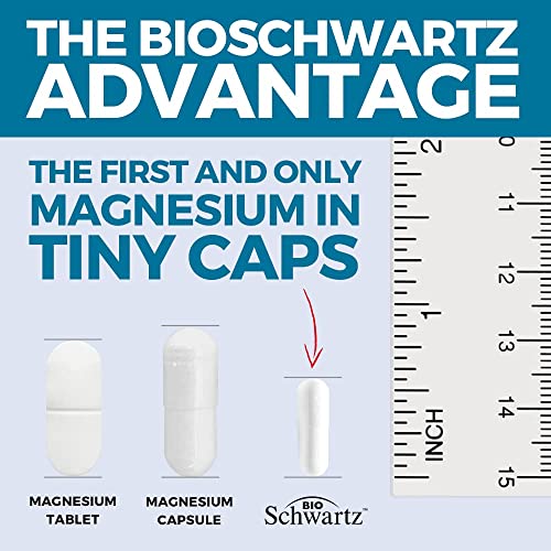 Magnesium Bisglycinate 100% Chelate No-Laxative Effect - Maximum Absorption BioSchwartzAu supplements