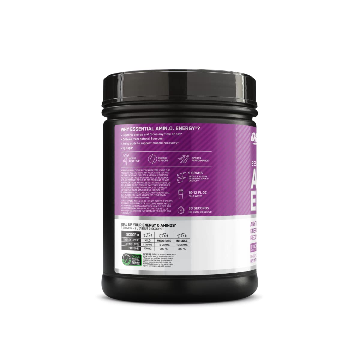 Optimum Nutrition Amino Energy - Pre Workout with Green Tea, BCAA, Amino Acids, Keto Friendly, Green Coffee Extract, Energy Powder Optimum NutritionUS supplements