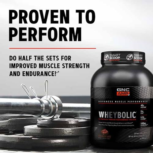 GNC AMP Wheybolic Protein Powder | Targeted Muscle Building and Workout Support GNCUS supplements