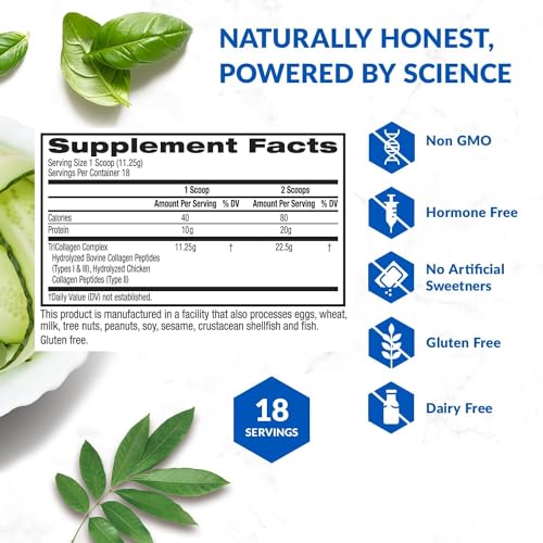 BioTrust Tri Collagen Powder - 3-in-1 Hydrolyzed Collagen Peptides Powder BioTrustUS supplements