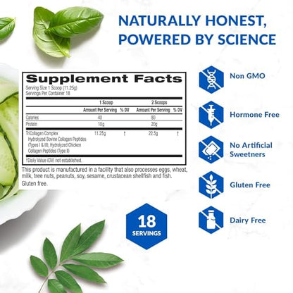 BioTrust Tri Collagen Powder - 3-in-1 Hydrolyzed Collagen Peptides Powder BioTrustUS supplements