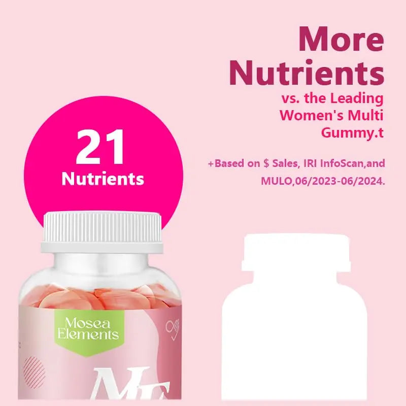 Methylated Multivitamin for Women Gummies，Inositol, Folate, Vitamins A C D3 E B12 K2, Herbal & Mineral Blend, Daily Vegan Gummy MOSEA ELEMENTSAu supplements