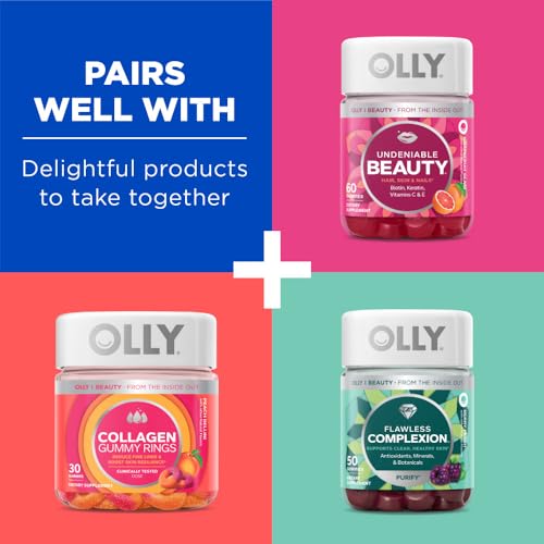 OLLY Glowing Skin Gummy, 25 Day Supply (50 Count), Plump Berry, Hyaluro OLLYUS supplements
