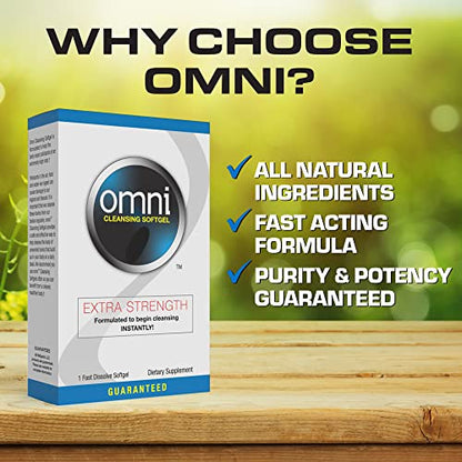 Wellgenix Omni Herbal Detox Cleanse Softgel: Fast Acting Body Detox, Quick Flush Toxin Removal WellgenixUS supplements