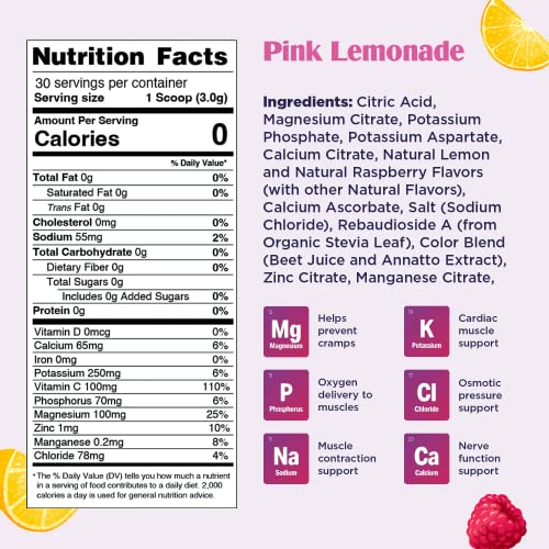 Ultima Replenisher Electrolyte Hydration Drink Mix, Pink Lemonade, 30 Serving Tub Ultima ReplenisherAu supplements