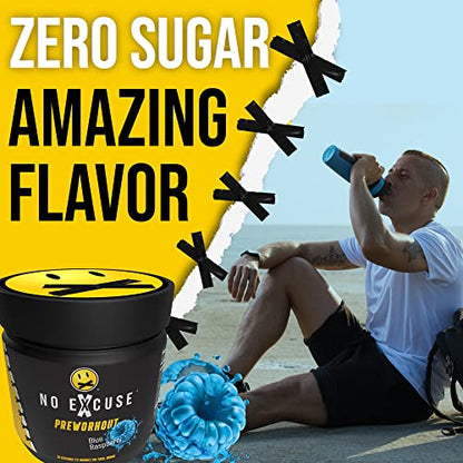No Excuse Pre Workout Powder l Pre-Workout Supplements l Best Pre Workout No ExcuseUS supplements