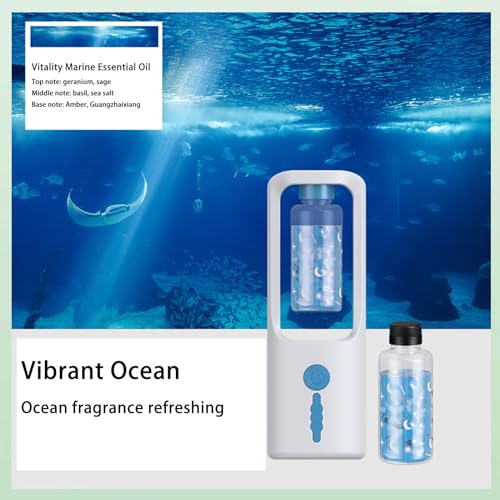 Commercial Smell Machine Oil Diffuser Essential Oil Capacity 50ml Waterless Essential Oil Diffuser GenericAu supplements