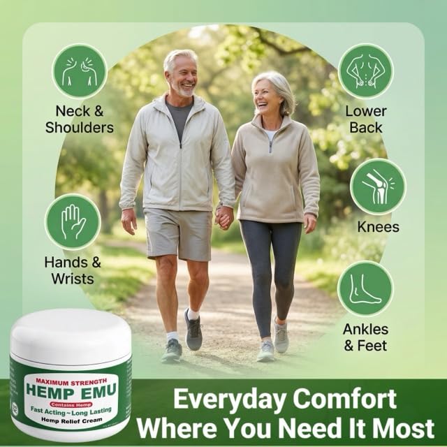 Hemp Emu Hemp Cream – 4oz Cream Hemp EmuAu supplements