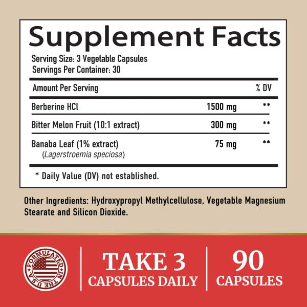 Berberine HCL 1500mg for Weight Management | Botanical Keto Inducing Berberine Supplement Nobi NutritionAu supplements