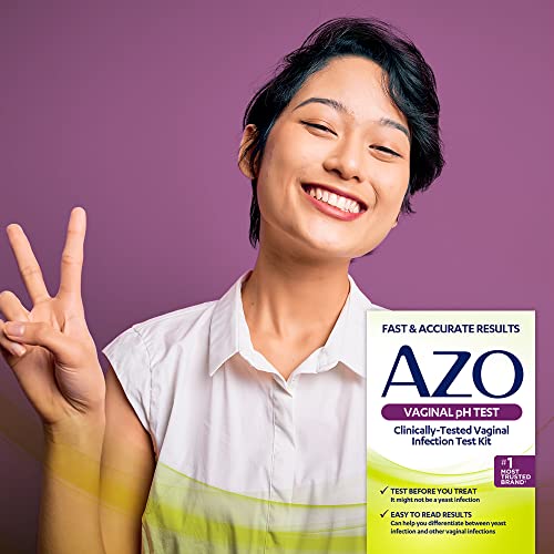 AZO Vaginal pH Test Kit, Clinically-Tested Vaginal Infection Test Kit, Fast & Accurate Results AZOAu supplements