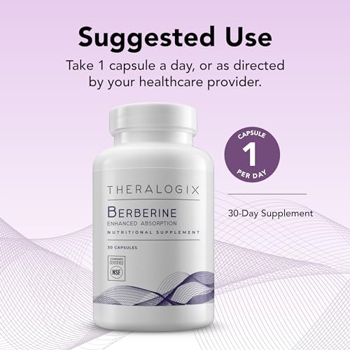 Theralogix Berberine Enhanced Absorption - 30-Day Supply - Made with Berberine TheralogixUS supplements