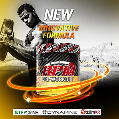 Pre Workout Powder for Energy and Focus - EVL RPM Energy Pre Workout Energy Drink EvlutionUS supplements