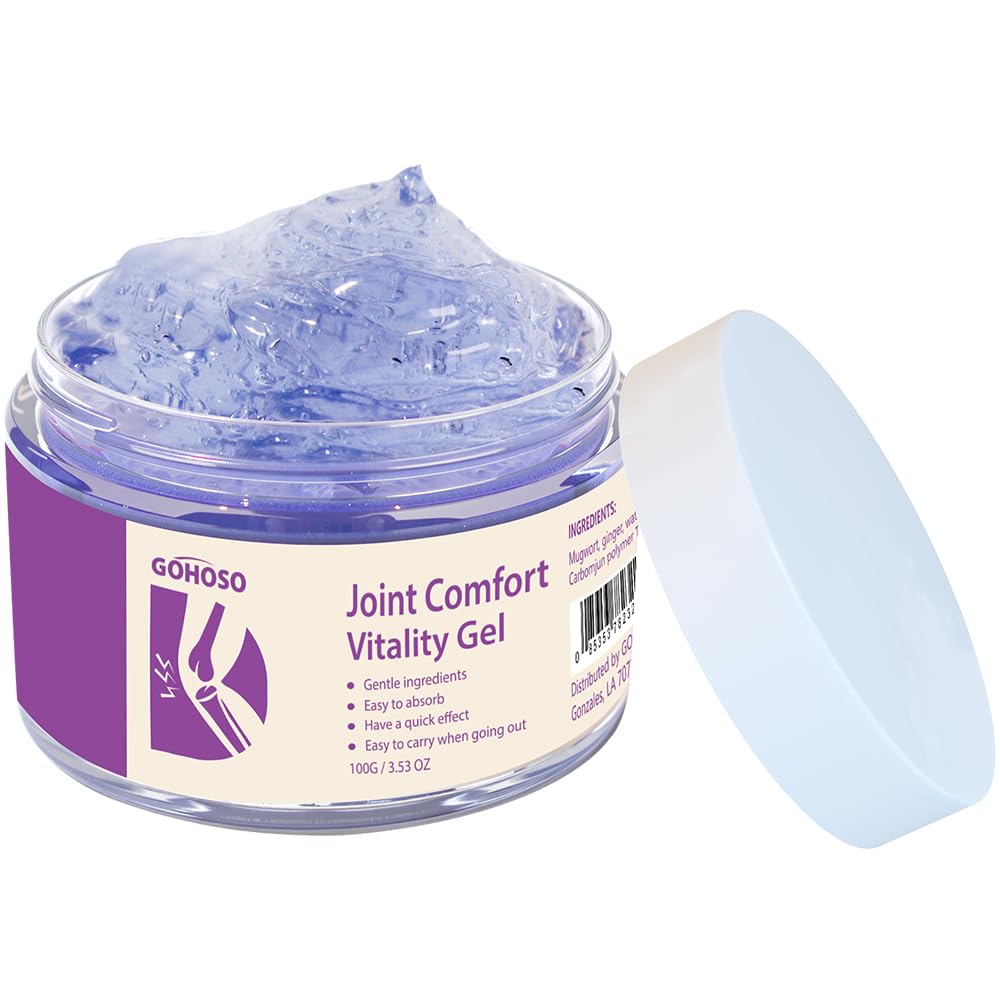 Joint Purple Gel, Cooling Massage Cream with Turmeric for Back, Neck, Joints & Muscles – Hydrating Gel for Active Lifestyles ENVISHAAu supplements