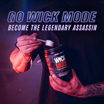 Jacked Factory X John Wick - Wick Mode Pre Workout Powder - Intense Energy, Battle-Rea Jacked FactoryUS supplements