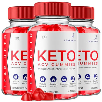 (3 Pack) Keto Leap ACV Gummies, Keto Leap Gummies Advanced 1000MG, Keto Leap ACV S.O LabsUS supplements