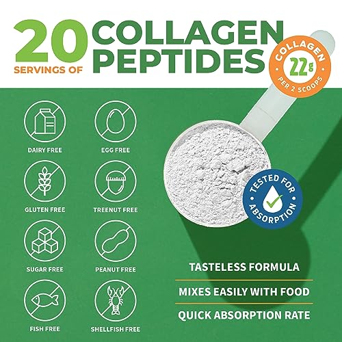 Collagen Peptides Powder Unflavored - Hydrolyzed Collagen Protein Powder ForestLeafUS supplements