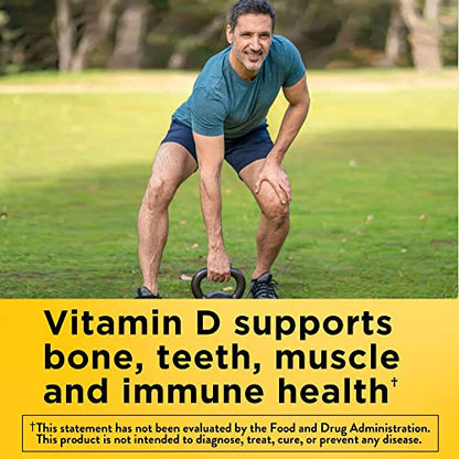 Nature Made Vitamin D3 K2, 5000 IU (125 mcg) Vitamin D, Dietary Supplement for Bone Nature MadeUS supplements
