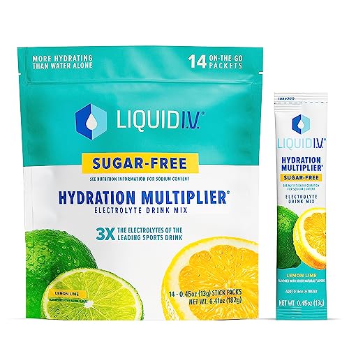Liquid I.V. Sugar-Free Hydration Multiplier - Lemon Lime – Sugar-Free Hydration Powder Liquid I.V.US supplements