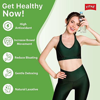 FITNE Green Tea Herbal Honey Lemon With Garcinia Senna Infusion Gentle Detox Cleanse FITNÈUS supplements