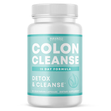 Colon Cleanse for Detox and Weight Loss | 15 Day Fast-Acting Detox Cleanse and Natural HAVASU NUTRITIONAu supplements