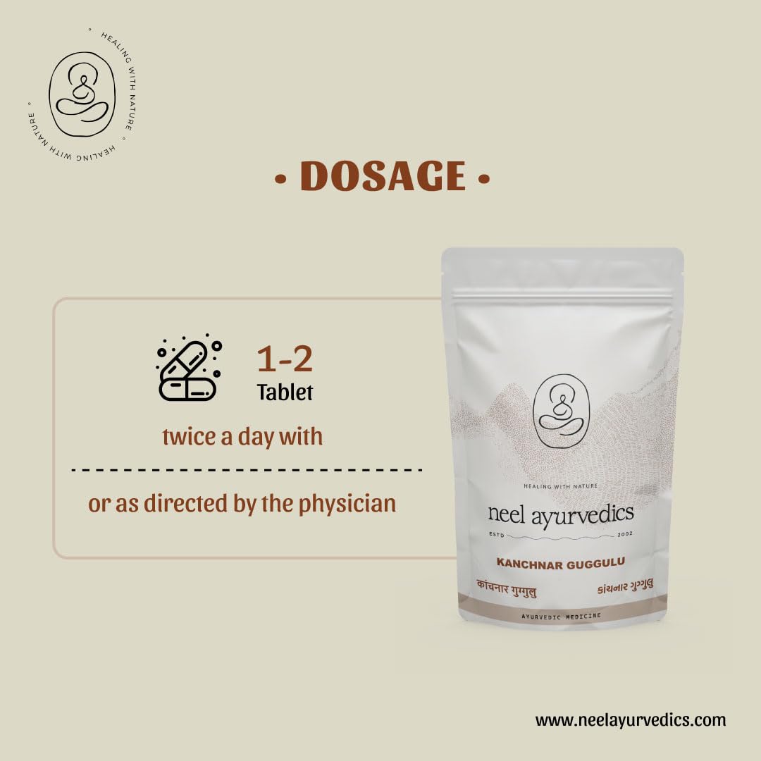 Neel Ayurvedics Kanchnar Guggulu - 300 Tab Neel AyurvedicsAu supplements