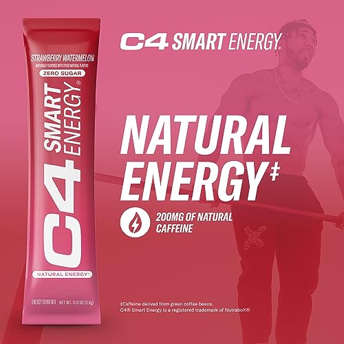 C4 Smart Energy Powder Stick Packs - Sugar Free Performance Fuel & Nootropic Brain CellucorUS supplements