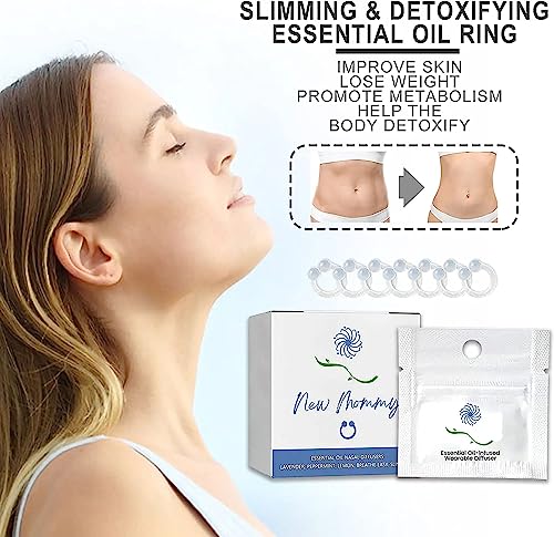 14Pcs Superslim S_limming & Detoxifying Essential Oil Ring, Firming Essential Oil Ring Heath SecretAu supplements