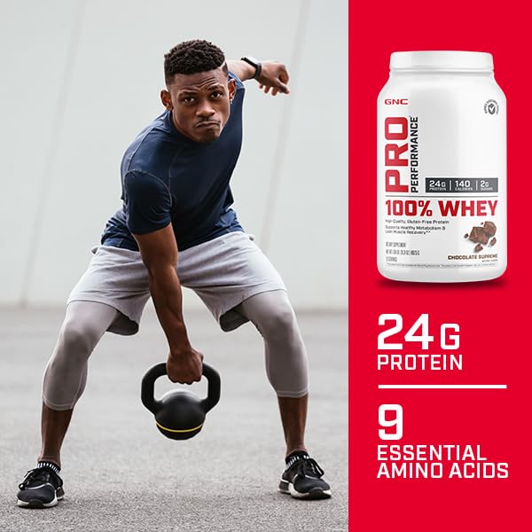 GNC Pro Performance 100% Whey Protein Powder - Chocolate Supreme, 25 Servings GNCUS supplements