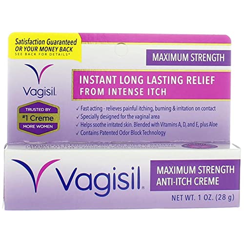 Vagisil Medicated Anti-Itch Creme Maximum Strength - 1oz, Pack of 6 VagisilAu supplements