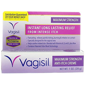 Vagisil Maximum Strength Anti-Itch Creme 1 oz (Pack of 2) VagisilAu supplements