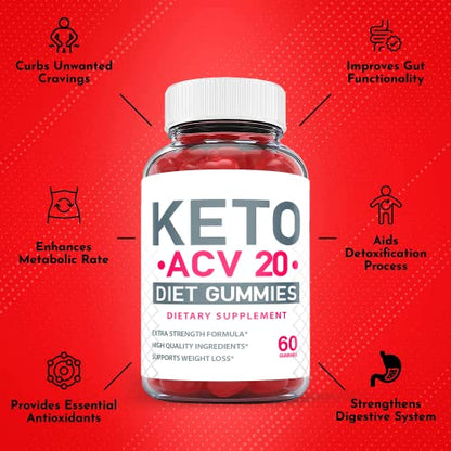 Keto ACV 20 Gummies - Keto ACV 20 Gummies, Keto ACV 20 Ketosis Gummies with Apple Ark LabsUS supplements