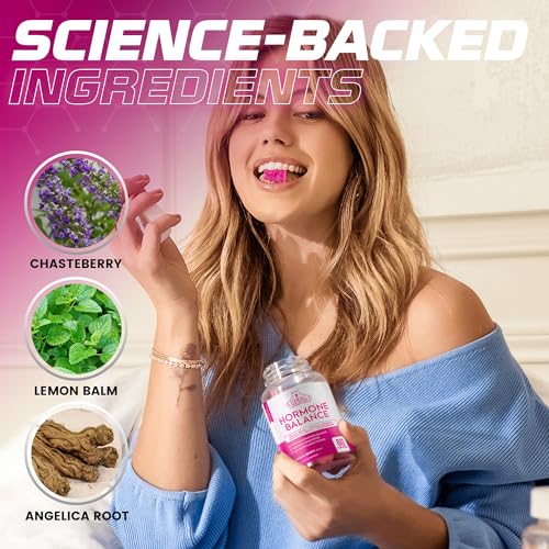 Hormone Balance for Women - PMS Relief Gummies and Bloating Relief for Women Bear GripsUS supplements