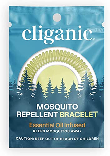 Cliganic 50 Pack Mosquito Repellent Bracelets, DEET-Free Bands, Individu CliganicAu supplements