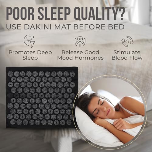 Acupressure Mat and Pillow Set with Extra Mini Accupressure Massage Mat - Organic Cotton DakiniAu supplements