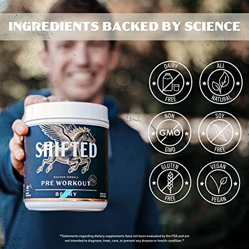 SHIFTED Maximum Pre Workout Powder, Energy & Focus Supplement with Creatine Monohydrate SHIFTEDAu supplements