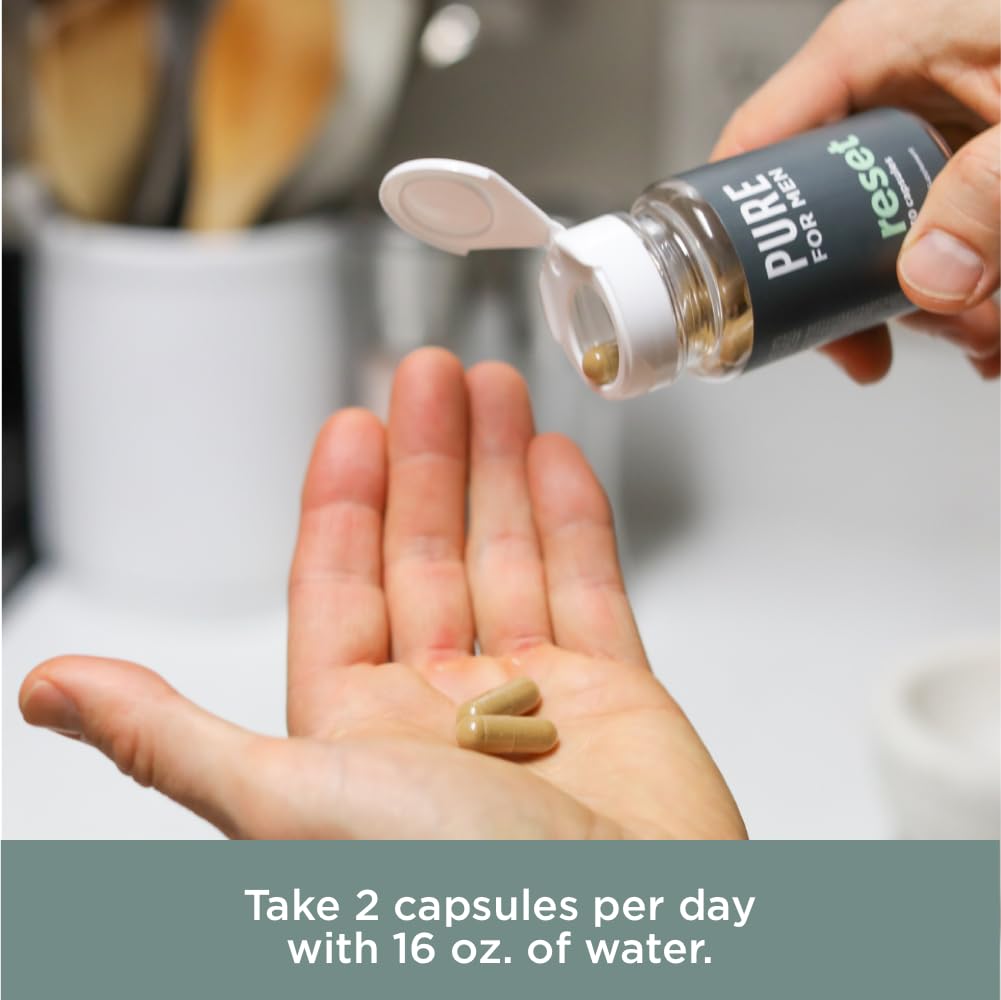 Pure for Men Detox Supplement, Reset | Promotes Digestive & Gut Health Pure for MenAu supplements