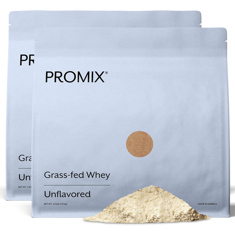 Promix Whey Protein Powder, Unflavored - 5lb Bulk - Grass-Fed & 100% All Natural ProMix NutritionUS supplements