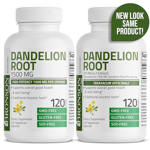 Bronson Dandelion Root High Potency Supplement, Supports Overall Good Health & Well BronsonUS supplements